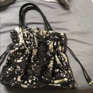 Reversible sequin Nicole Lee purse